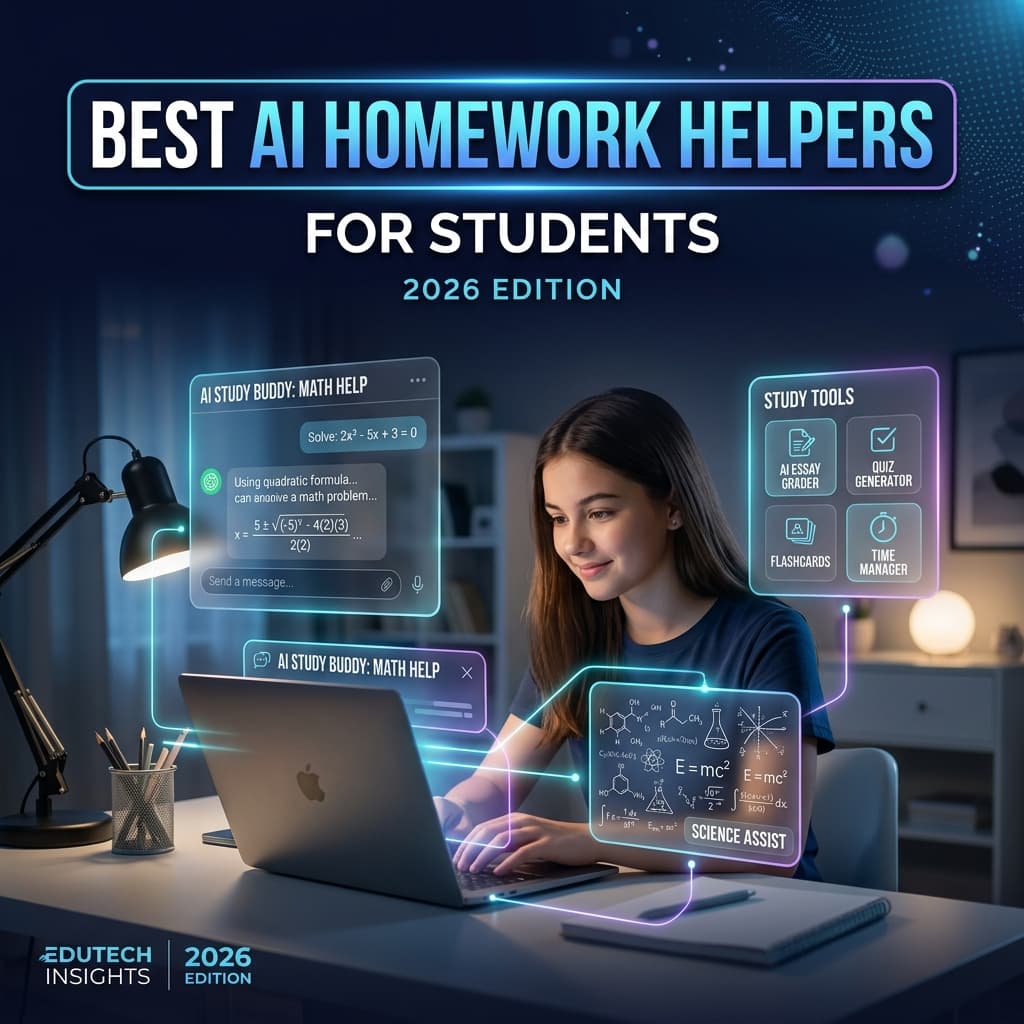 Best AI Homework Helpers for Students in 2026 (Free & Paid Compared)